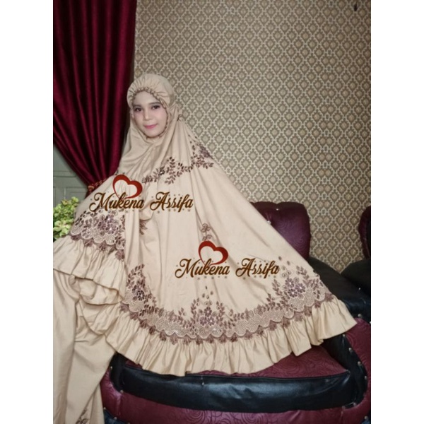 MUKENA BORDIR REMPEL MUKENA BORDIR PADANG