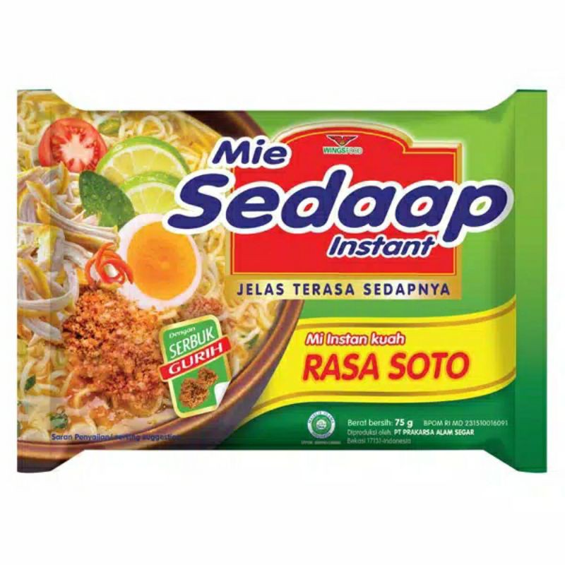 

Mie SEDAAP Soto 75gr