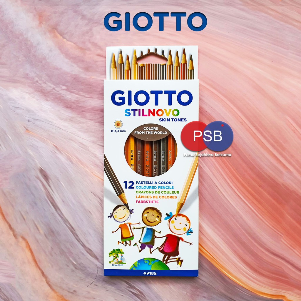 

Giotto Stilnovo Skin Tones 12 warna / Pensil Warna Kulit