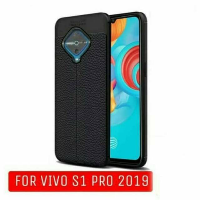 CASE AUTO FOCUS LEATHER VIVO S1 PRO V11 SOFT CASE CASING KULIT VIVO V11 FINGER S1PRO 2019