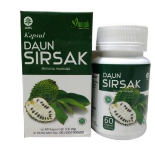 Jual Kapsul Daun Sirsak Inayah Isi Kapsul Shopee Indonesia