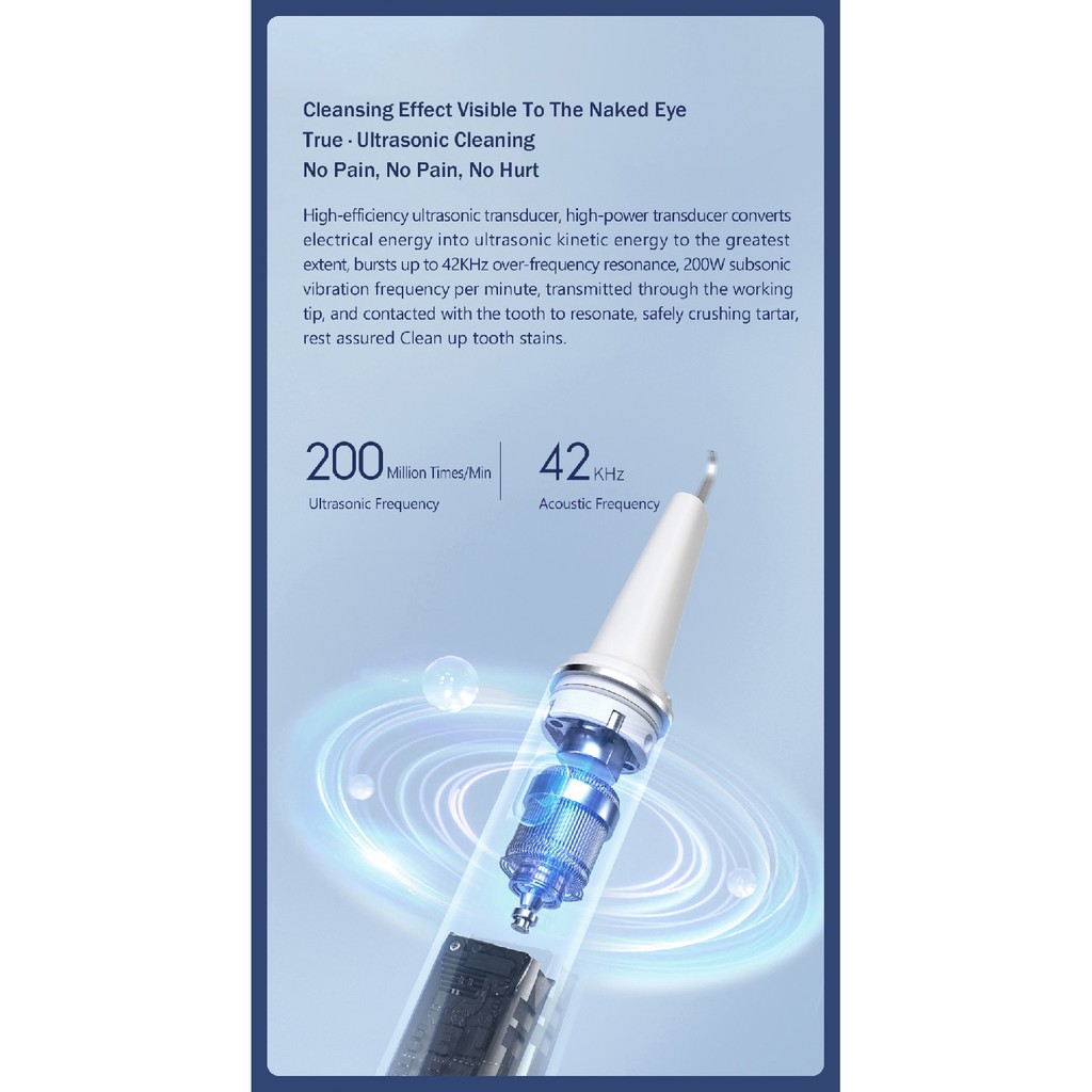 SUNUO T11 Pro - Smart Ultrasonic Dental Scaler - Pembersih Karang Gigi