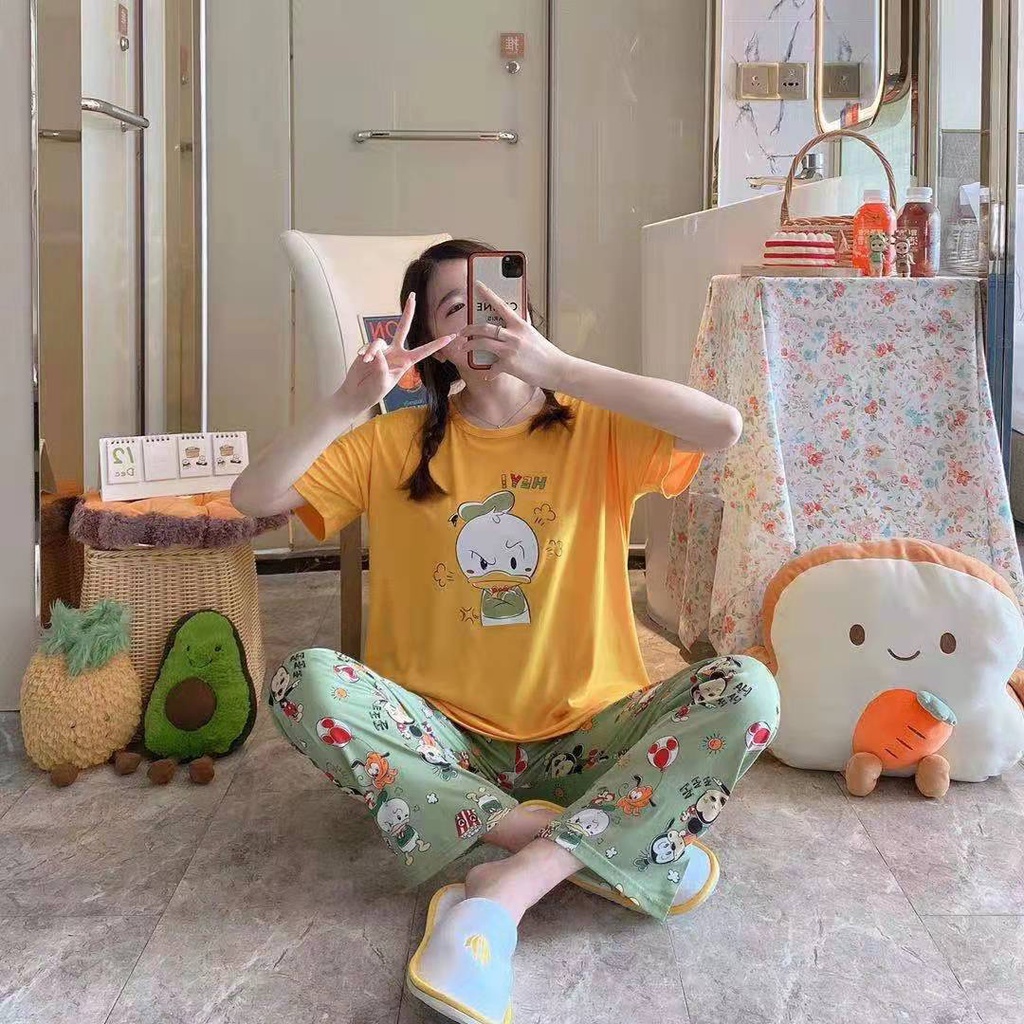 blinqshop BAJU TIDUR IMPORT-PINK JAM