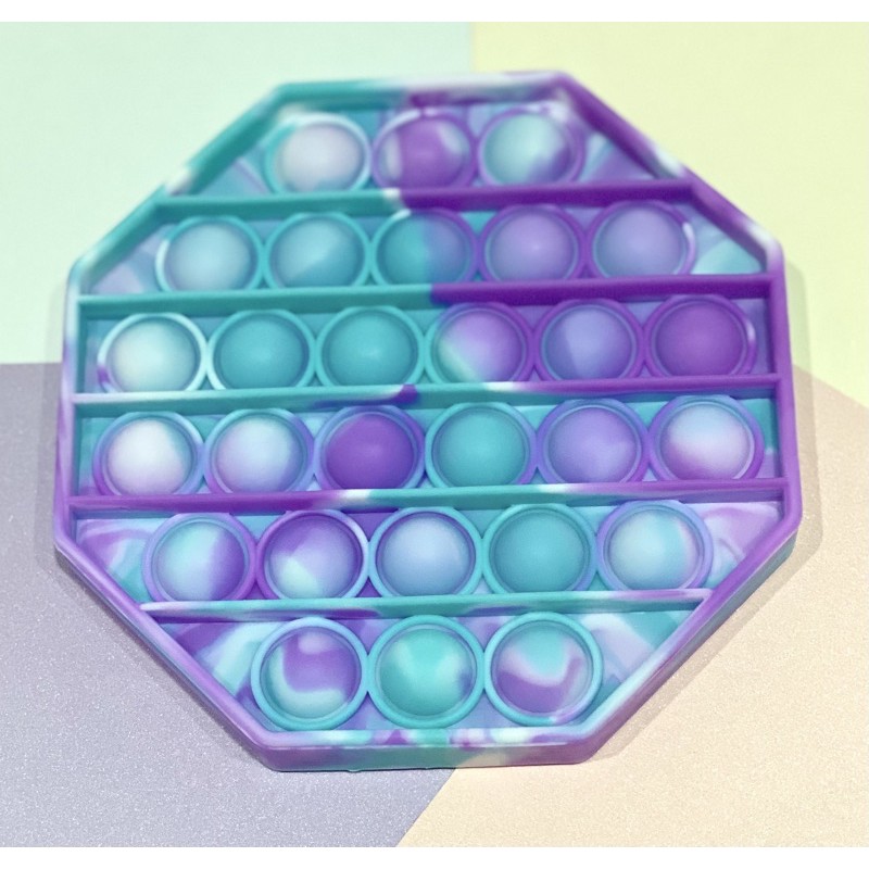 POP IT Fidget Toy mainan untuk penghilang stres pada anak Push bubble toy READY-Gradasi Ijo 1pc