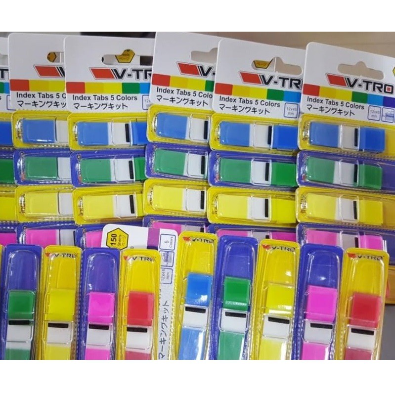 

Index Tabs 5 Colors V-Tro / Sticky Note