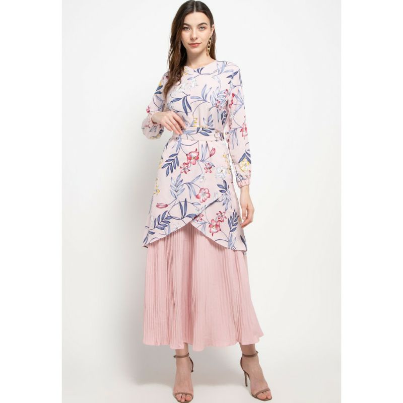 PURICIA GAMIS - MARAVA / gamis flower / gamis bunga / dress / long dress / gaun / puricia / gamis pe