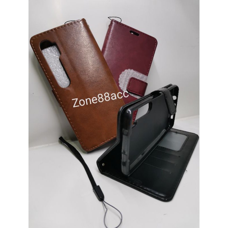 Xiaomi Mi Cc9  Note 10 10Pro Note10 Pro Leather Case Flip Cover Casing Sarung Dompet Wallet Kulit