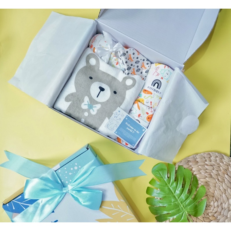 Gift set paket kado setelan bayi Kualitas SNI untuk baju bayi cewek dan cowok