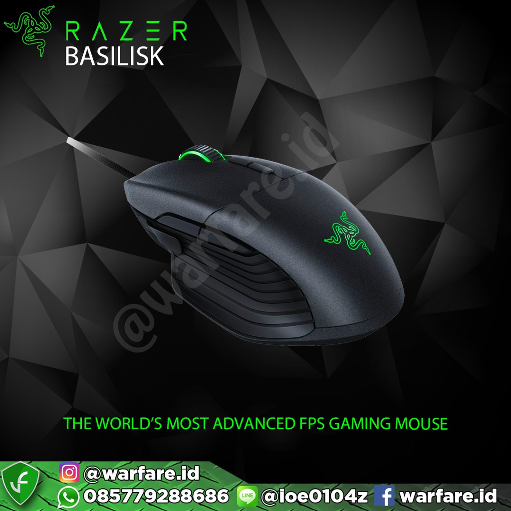 Razer Basilisk - FPS Gaming Mouse