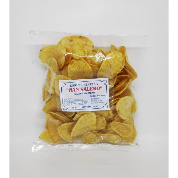 

Keripik Kentang Original/Balado/Petai Nan Salero Khas Padang