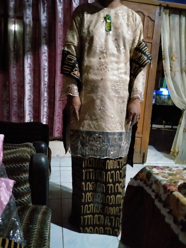 Maura Couple - Sania Ruffle Batik Couple Ori Ndoro Jowi Dnt Garansi Termurah Shopee - Batik Aksara