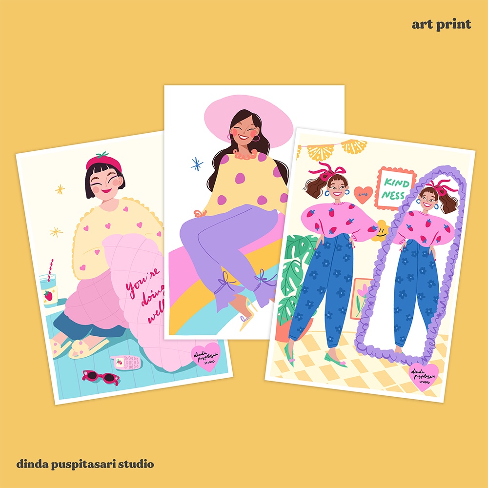 

Art Print February 2022 Edition Bundling