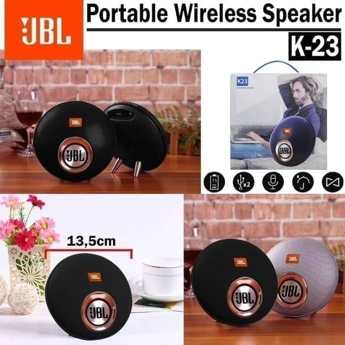Speaker Bluetooth JBL K23 Portable Wireless Speaker K-23 K 23
