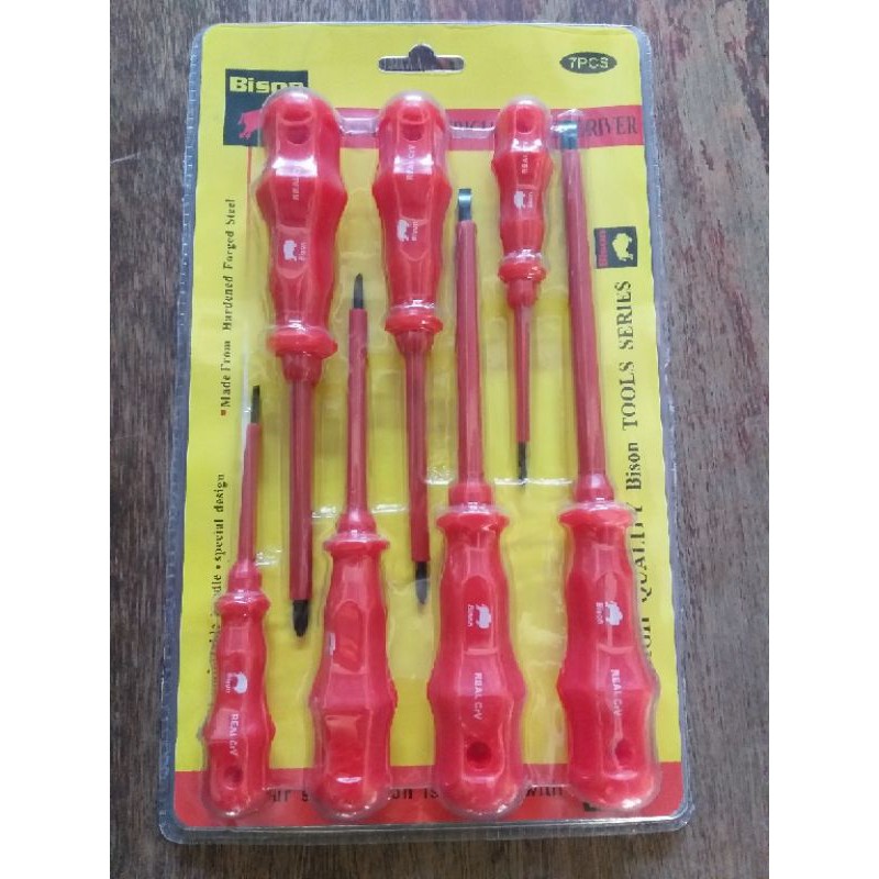 Obeng Listrik Bison 7pcs