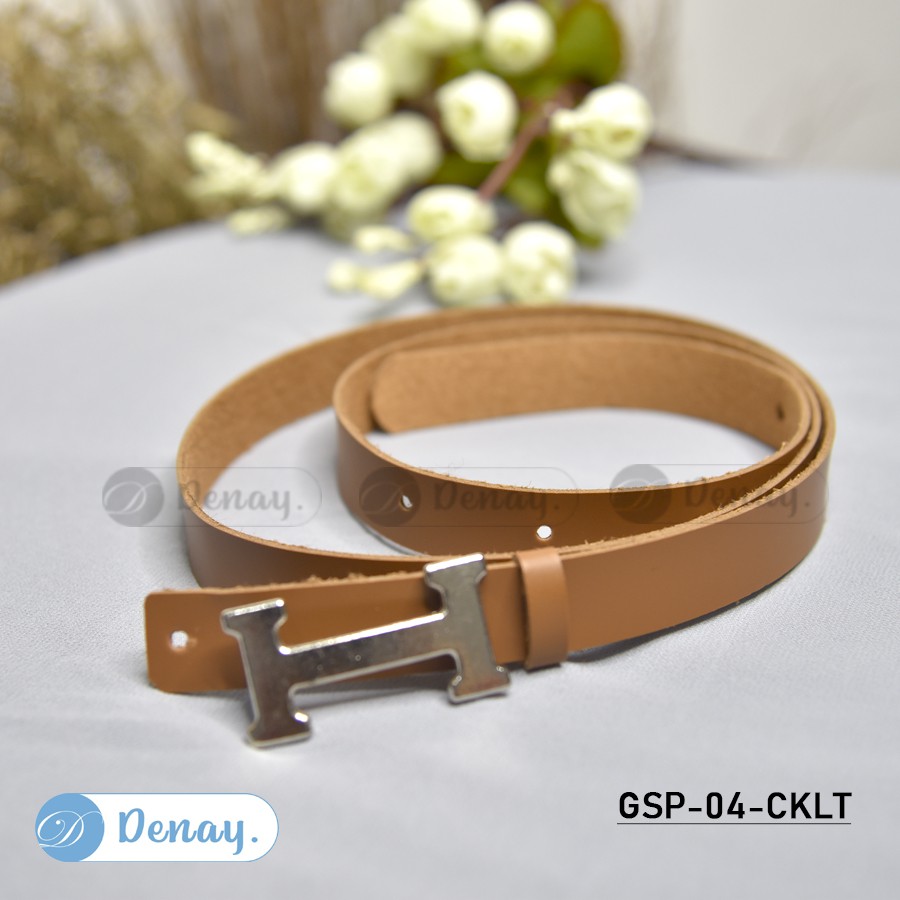 COD Ikat Pinggang Wanita Ring Belt/ PIN Gesper PU Fashion All-Match Sabuk Penjualan Import Fashion