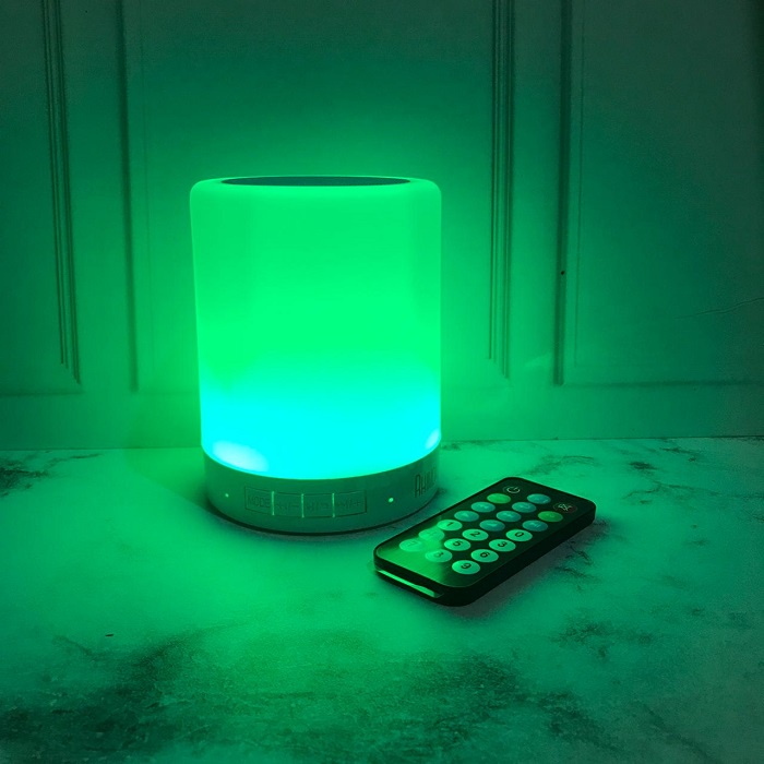 Speaker Bluetooth + Lampu Speaker Touch Lamp Audio