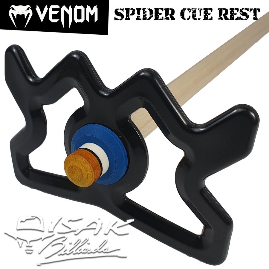 Spider Pro Cue Rest - Kepala Cagak Stick Billiard Bridge Stik Biliar