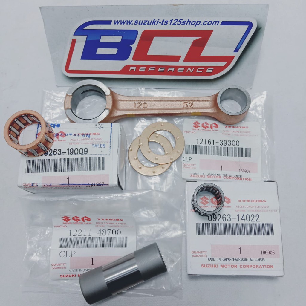 Stang Piston Seher Set Original Suzuki TS125 TS 125