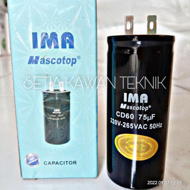KAPASITOR AC 75UF IMA