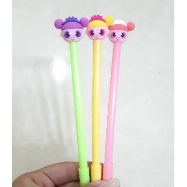 

Pulpen Gel Fancy Motif Karakter LOL