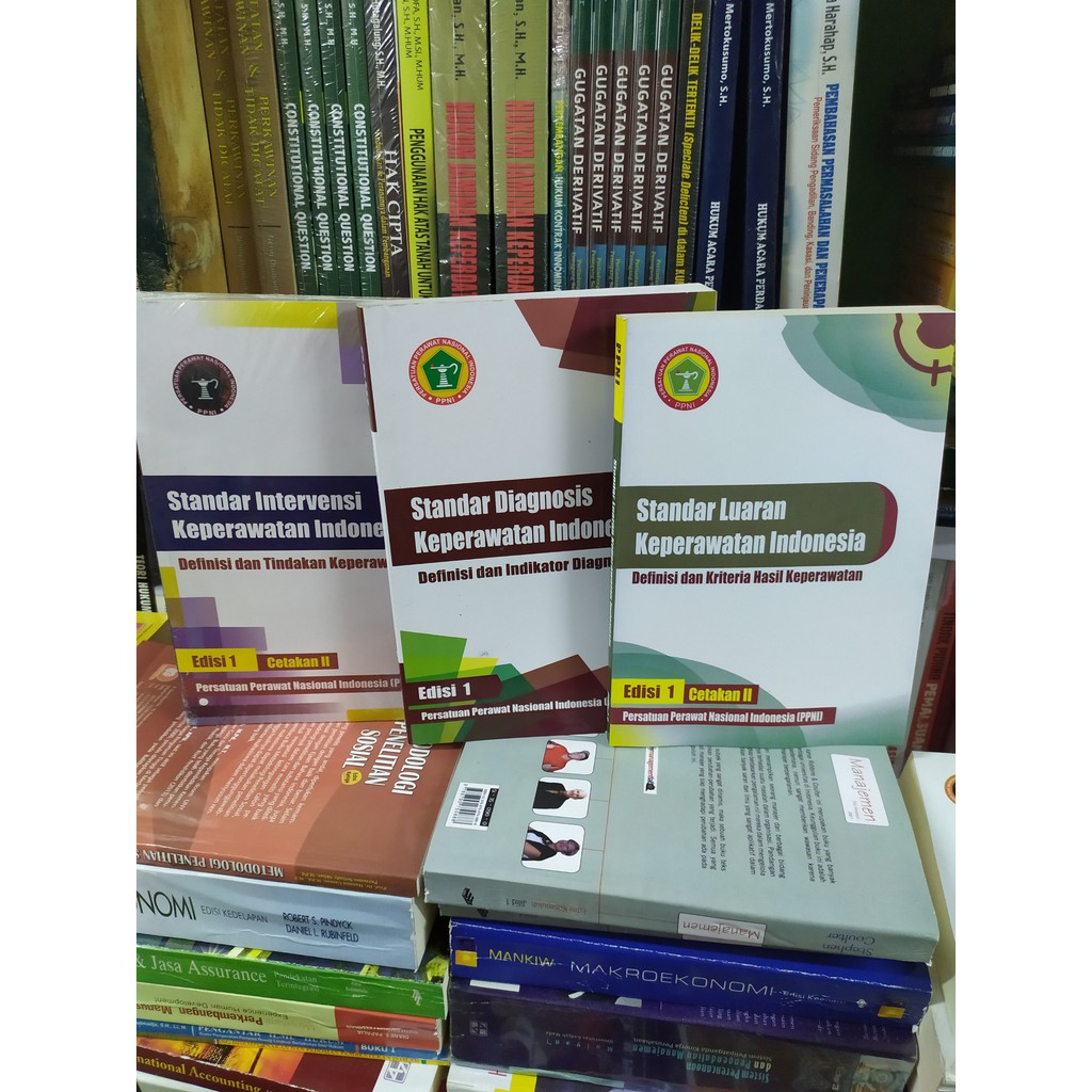 Paket Hemat 3 BUKU PPNI SIKI, SDKI, SLKI EDISI 1 CETAKAN 2 & 3 REVISI Gratis NOVEL atau bubble warp