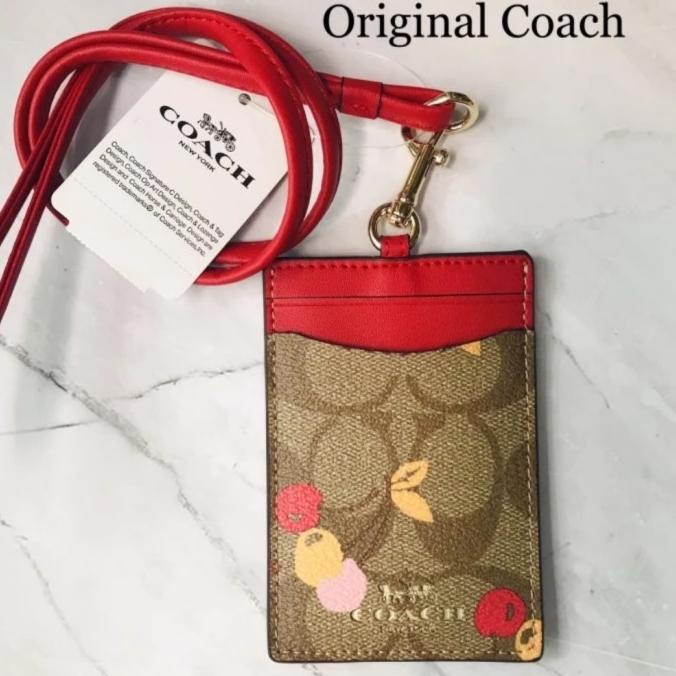 

Office & Stationery | Document Organizer | Original Coach Lanyard Id Case Metal Logo Pink | Best Seller