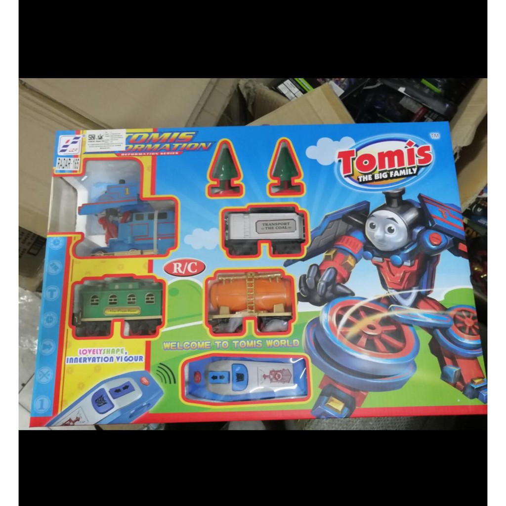 Toys4Us - Mainan Remote control RC track thomas tomis kereta train rel berubah robot deformation