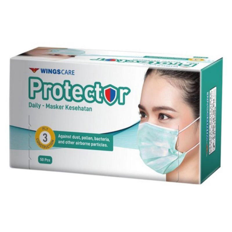 Masker Protector Wings 3Ply Dialy isi 50pcs