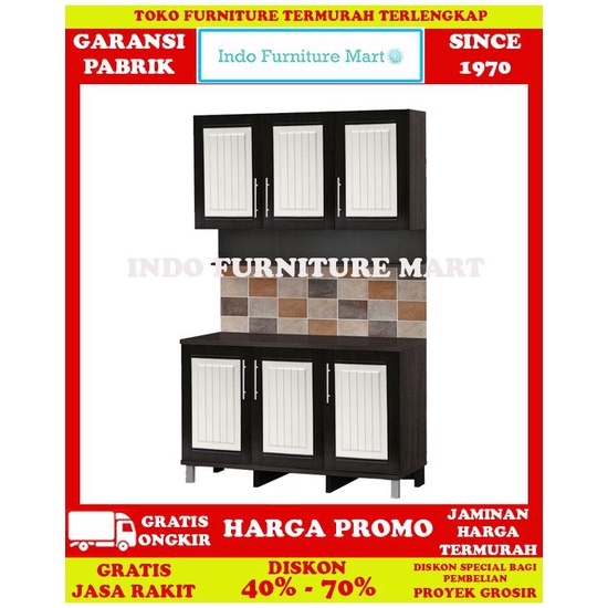Kitchen Set Lemari Dapur Atas  Big Panel 3 Pintu Ksa 5351 Royal