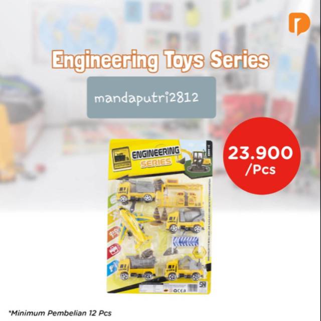 

* Rhino Engineering Toys Series (1 Dus isi 12 Pcs) ***