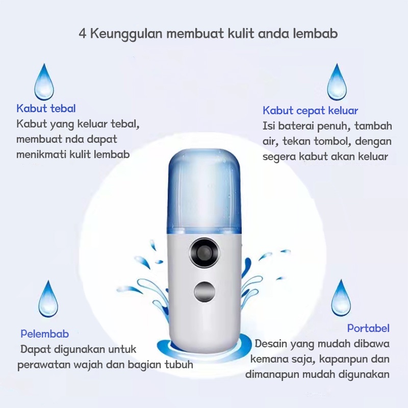 Nano Spray murah 3.8W Nano Spray Dengan Colokan USB difuser daya rendah Mini