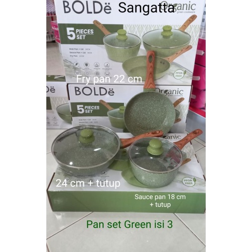 Super Pan Set Green Bolde
