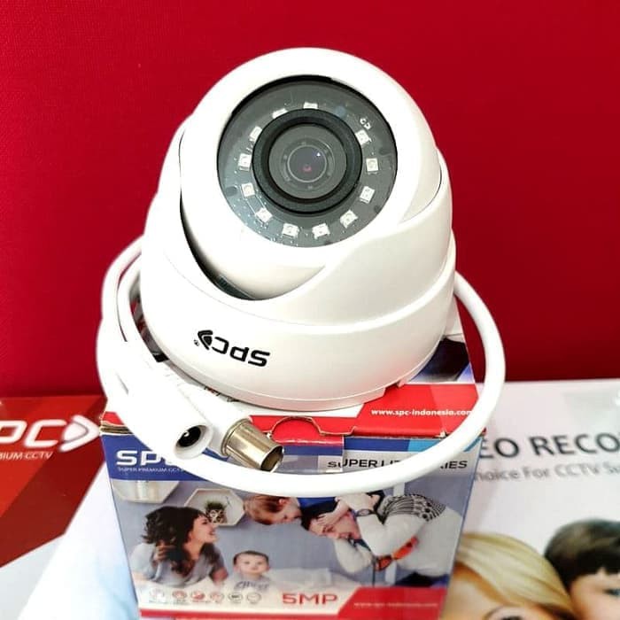 Paket Heboh CCTV SPC 5MP 4 Channel Fullest Siap Pasang