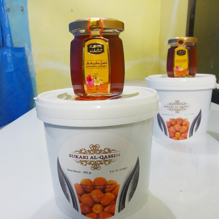 

Kurma sukari sukkari EMBER 850 gr Alshifa 125 Gram ORIGINAL