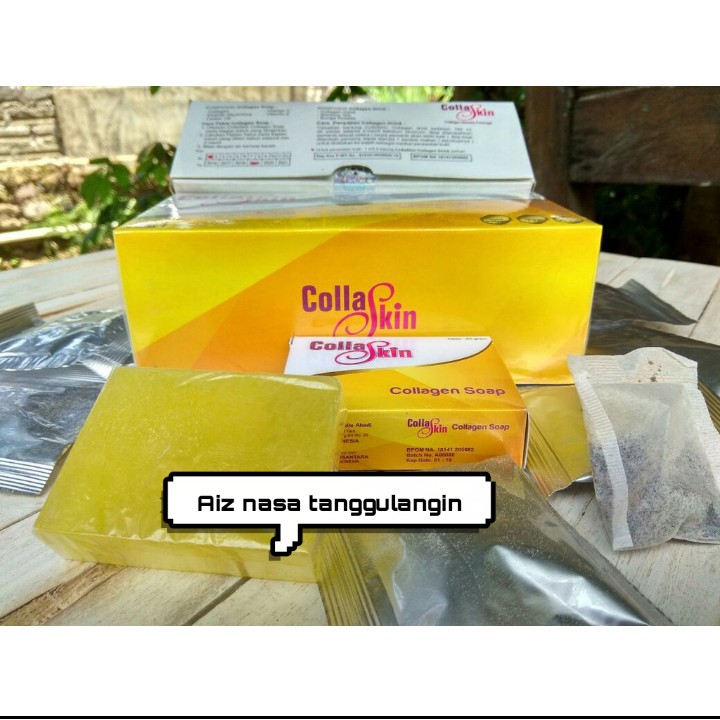 COLLASKIN-COLLAGEN soap &amp; drink / produk nasa /produk ori