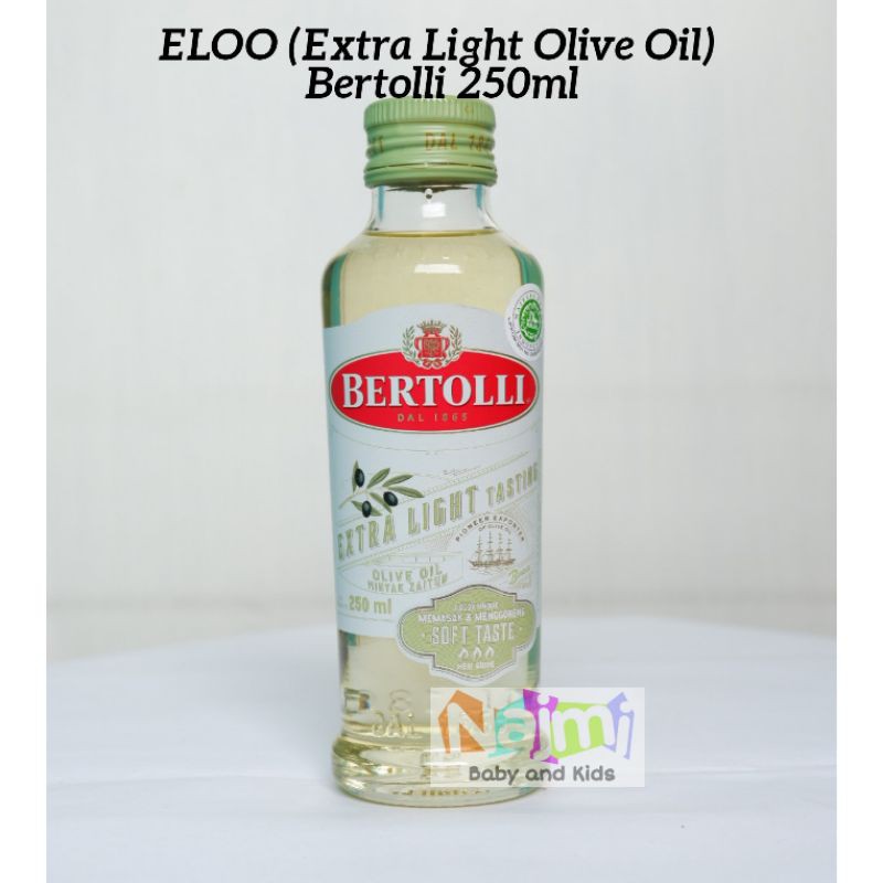 Bahan MPASI Bayi ELOO Extra Light Olive Oil Filippo Berio &amp; Bertolli 250ml