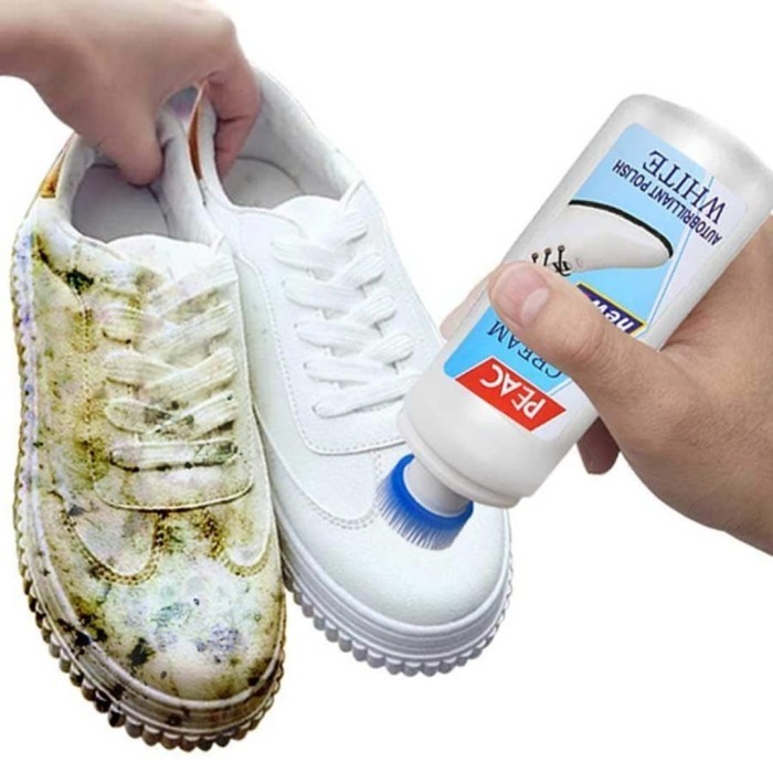 PLAC Cairan Pembersih Pemutih Semir Sepatu Tas Kulit Cleaner 100 ml