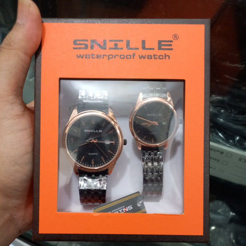 Jam Tangan Snille Rantai Couple water resist