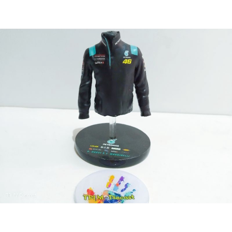 miniatur jaket rossi petronas team 2021 skala 1:10