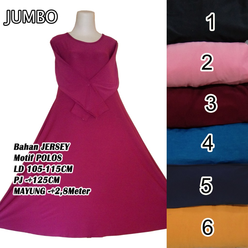 GAMIS JERSEY POLOS KLOK LEBAR