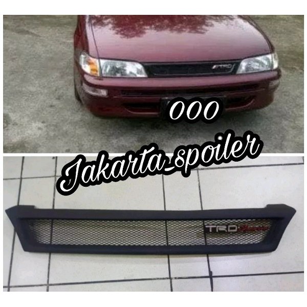 Grill racing great corolla plus emblem TRD