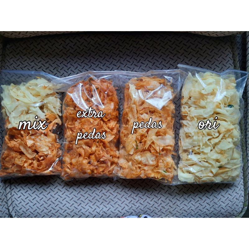 

Kripik Singkong Cruncy (ukuran ¼kg)