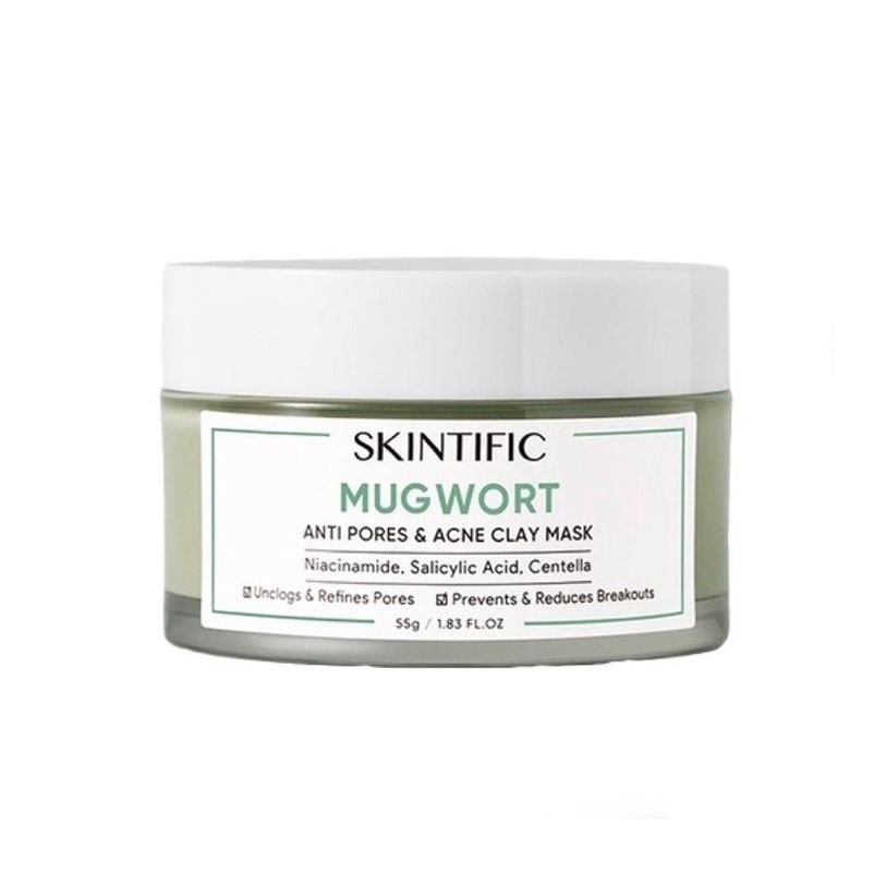 Skintific Mugwort Anti Pores &amp; Acne Clay Mask - 55gr