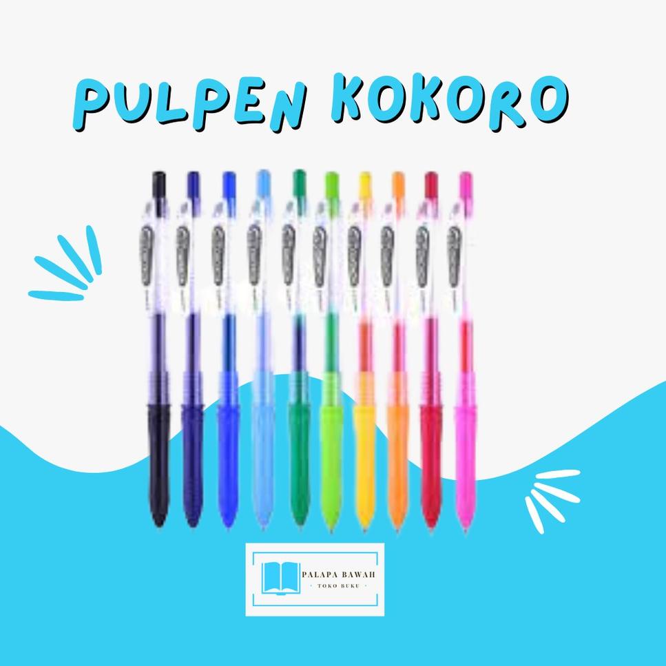 

IMJ Pulpen / Pena ZEBRA Gel Kokoro 0.5 mm Warna Warni ☃➻ (Ready)