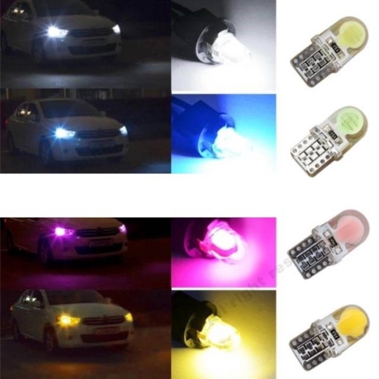 T10 Jelly Mini Lampu LED Senja Motor Mobil - Putih