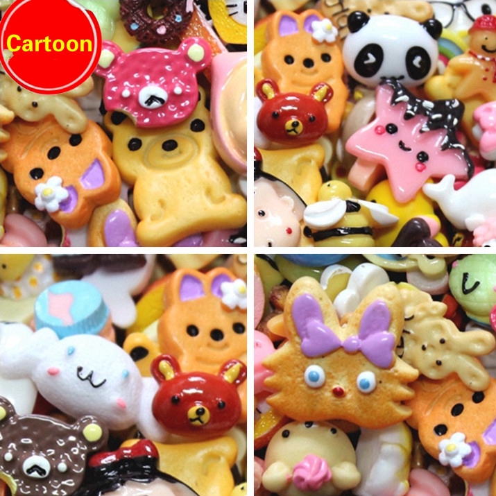 10pcs/lot Barbie Dolls Mini Play Toy Food Cake Biscuit Donuts Miniature Gifts