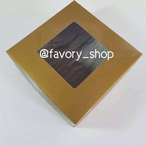 

diskon•11.11 WJ76 Dus Kue uk 25x25 Emas (isi 5pcs) ♙