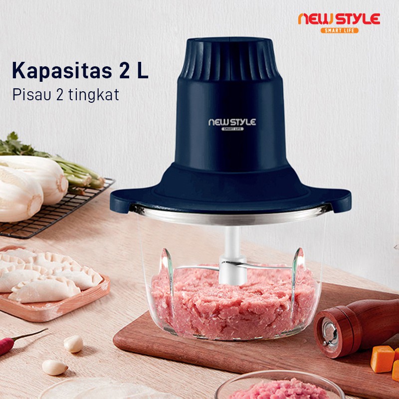 Jual Newstyle Blender Daging X05 Meat Grinder Alat Mesin Penggiling Daging/Sayur Chopper Indonesia|Shopee Indonesia