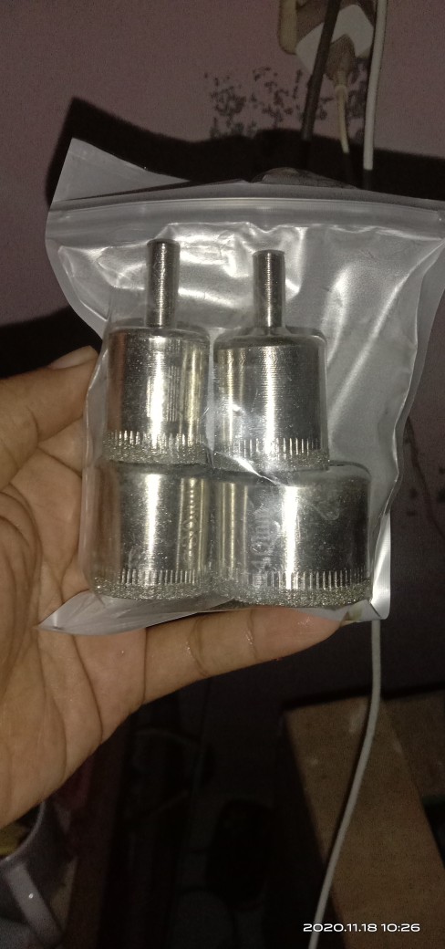 Mata Bor Kaca Keramik Diamond Holesaw Set 5pcs Rotary Tool