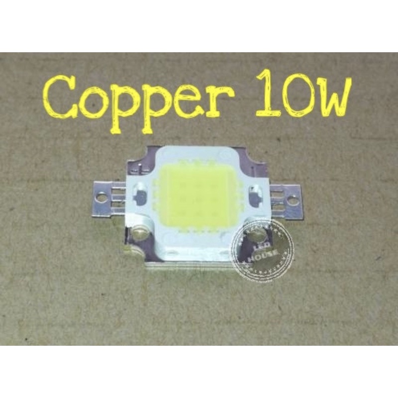 high power led 10w kulitas super bright hpl 10 watt copper tembaga